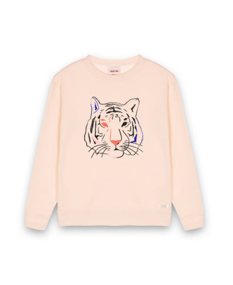 Sudadera mujer Tigre Acuarela